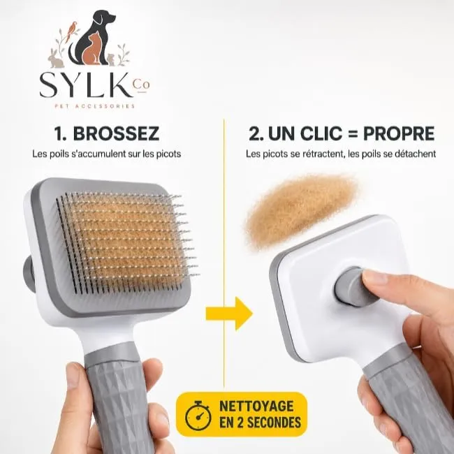 Gray Dog & Cat Grooming Brush, photo 8