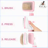 Pink Dog & Cat Grooming Brush, photo 3