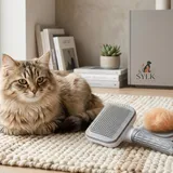 Gray Dog & Cat Grooming Brush, photo 5