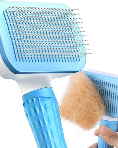 Blue Dog & Cat Grooming Brush